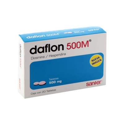 DAFLON 500 MG C/20 TABS