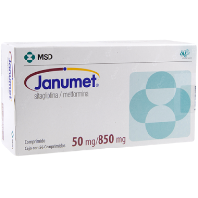 JANUMET 50 MG / 850 MG C/56 COMP