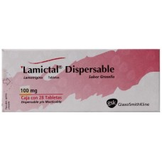 LAMICTAL DISPERSABLE 100 MG C/28 TABS