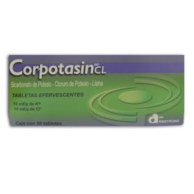 CORPOTASIN CL C/50 TABS EFERV