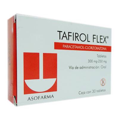  TAFIROL FLEX 300 MG-250 MG C/30 TABS.	 