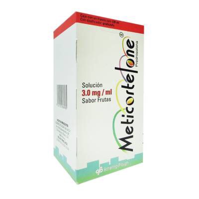  METICORTELONE JBE C/120 ML 3MG/ML	 