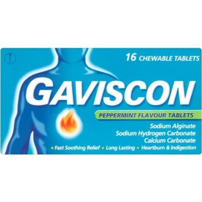 GAVISCON MENTA C/16 TABS MAST