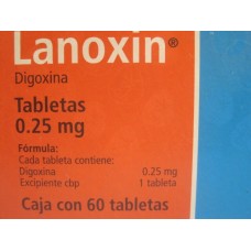  LANOXIN 0.25 MG C/60 TABS	 