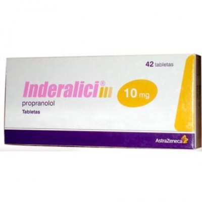  INDERALICI 10 MG C/42 TABS	 