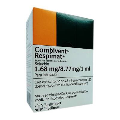 COMBIVENT RESPIMAT 1.68MG/8.77MG/1 ML CCHO