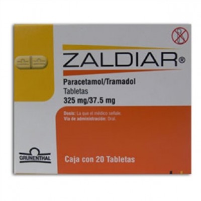 ZALDIAR 325 MG/37.5 MG C/20 TABS