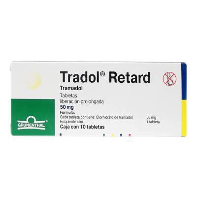 TRADOL RETARD 50 MG C/10 TABS