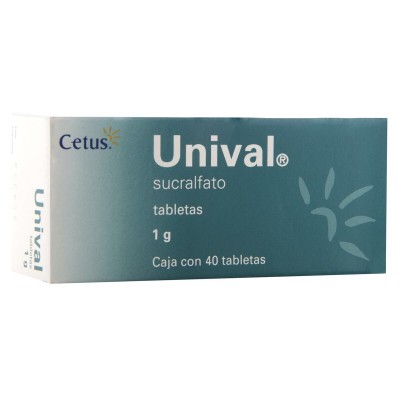  UNIVAL 1 GR C/40 TABS	 