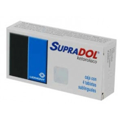 SUPRADOL SUBLINGUAL 30 MG C/4 TABS	 