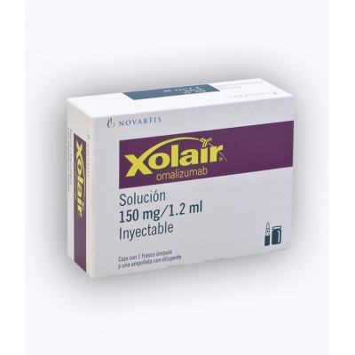  XOLAIR 150 MG/1.2 ML C/1 VIAL AMP	 