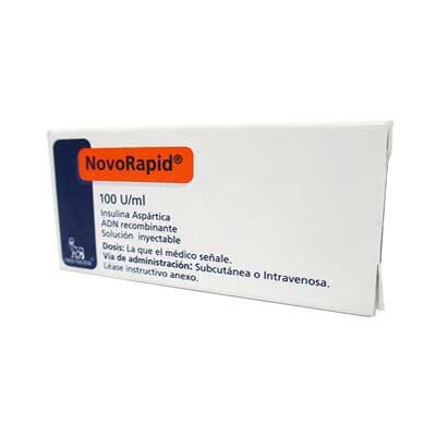 NOVORAPID FCO. AMP. C/10 ML 100 U/ML