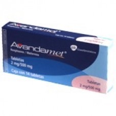 AVANDAMET 2 MG/500 MG C/14 TABS