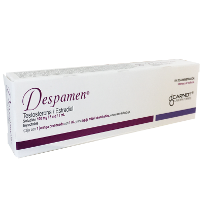 DESPAMEN 100 MG/5 MG JER PRELL