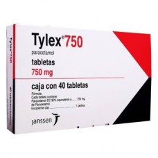  TYLEX 750 MG C/40 TABS	 