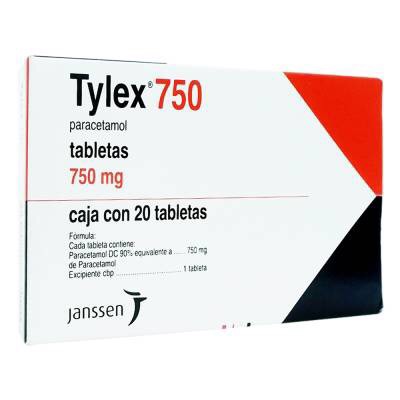 TYLEX 750 MG C/20 TABS