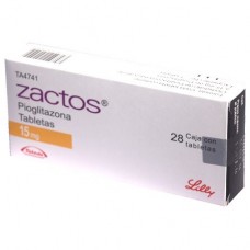  ZACTOS 15 MG C/28 TABS	 