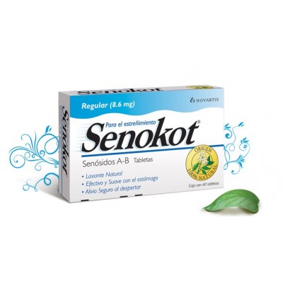 SENOKOT REGULAR 8.6 MG C/60 TABS