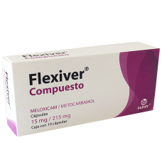 Flexiver Compuesto 15 Mg / 215 Mg C/10 Capsulas