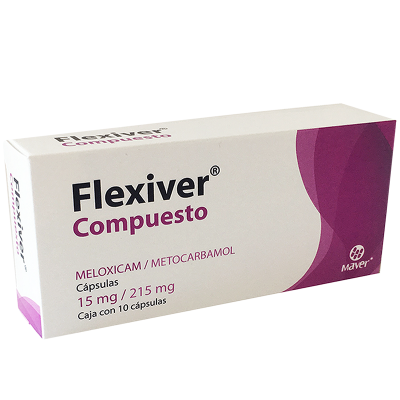 Flexiver Compuesto 15 Mg / 215 Mg C/10 Capsulas