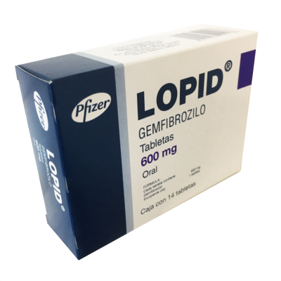 LOPID 600 MG C/14 TABS