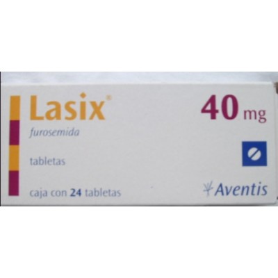 LASIX 40 MG C/24 TABS	 