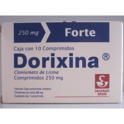  DORIXINA FORTE 250 MG C/10 COMP	 