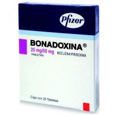  BONADOXINA 25 MG/50 MG C/25 TABS	 