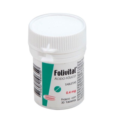 FOLIVITAL AC. FOLICO 0.4 MG C/30 TABS