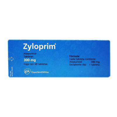  ZYLOPRIM 300 MG C/30 TAB	 