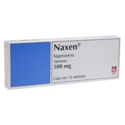  NAXEN 500 MG C/15 TABS	 