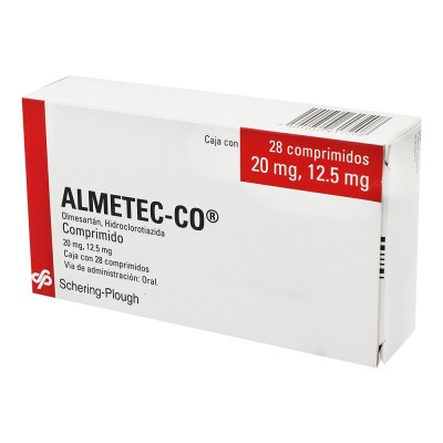ALMETEC-CO 20 MG/12.5 MG C/28 COMP