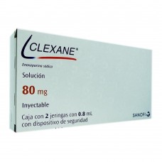 CLEXANE 80 MG C/2 JGA PRELL 0.8 ML