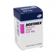 DOSTINEX 0.5 MG C/8 TABS