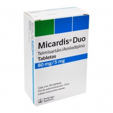 MICARDIS DUO 80 MG/5 MG C/28 TABS