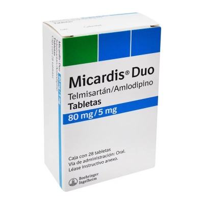 MICARDIS DUO 80 MG/5 MG C/28 TABS