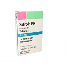 SIFROL ER 1.5 MG C/10 TABS