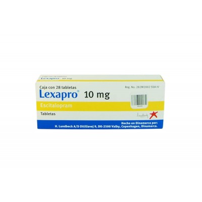 LEXAPRO 10 MG C/28 TABS